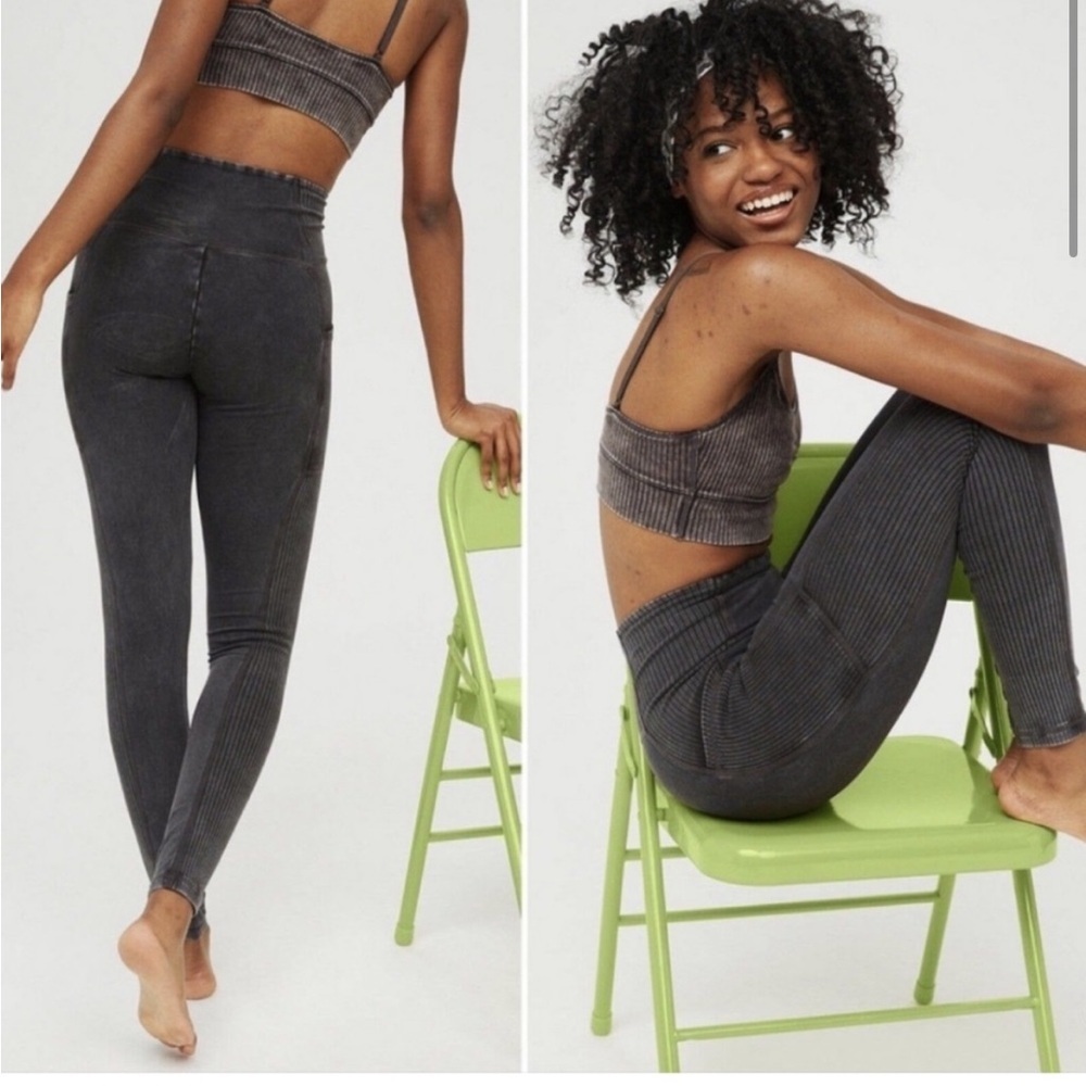 Offline by Aerie Acid Wash Ribbed Legging